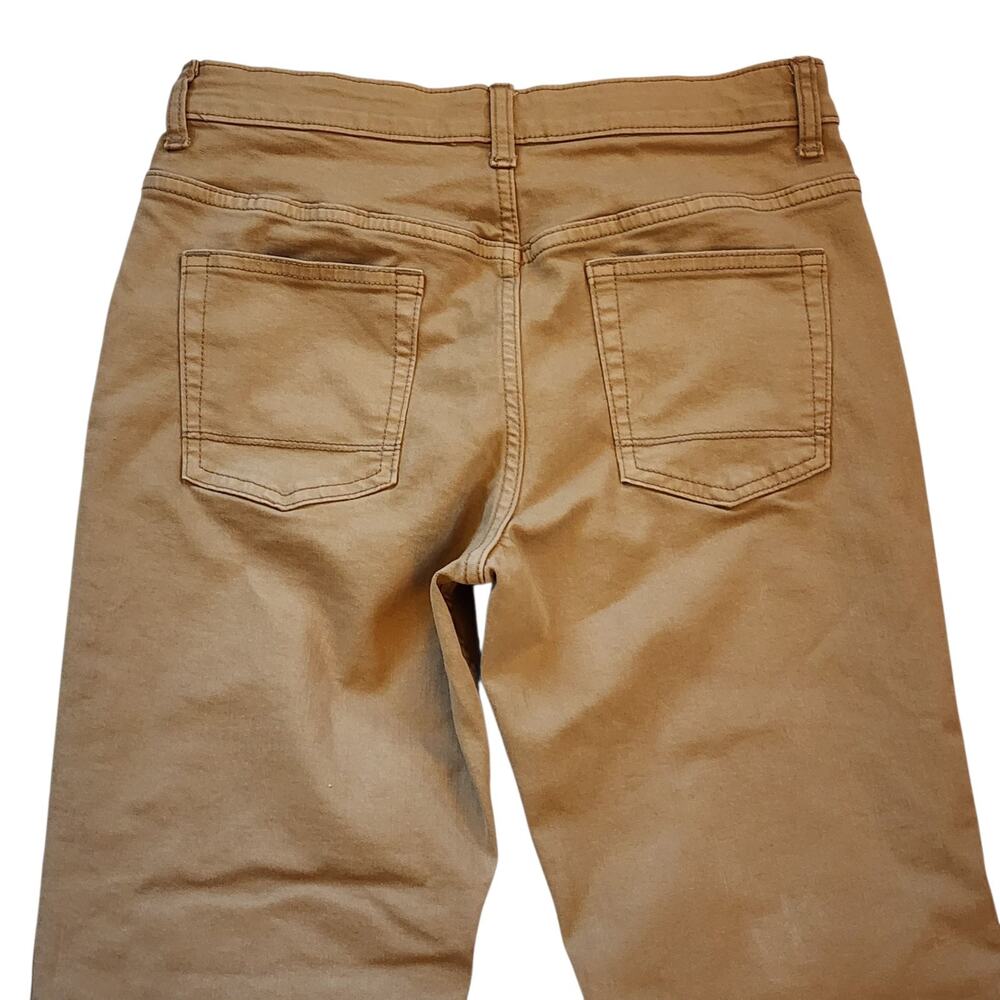Cat & Jack Boys Straight Leg Jeans Size 14 Khaki Stretch Adjustable Waist - Picture 10 of 11